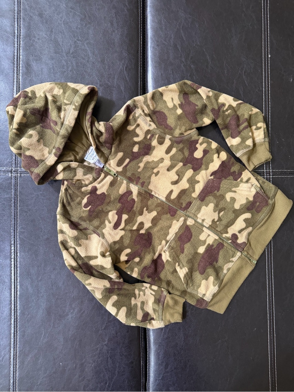 Garanimals - Boy’s Camouflage Zip Hoodie in Green and Brown